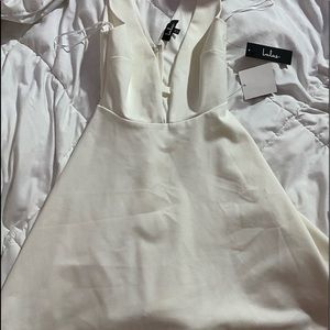 LULU’S White Skater Dress